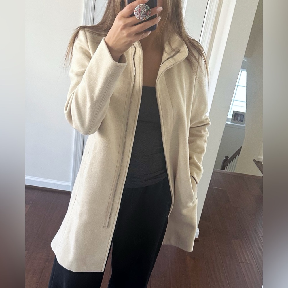 Old Navy Cream Zip-Up Jacket